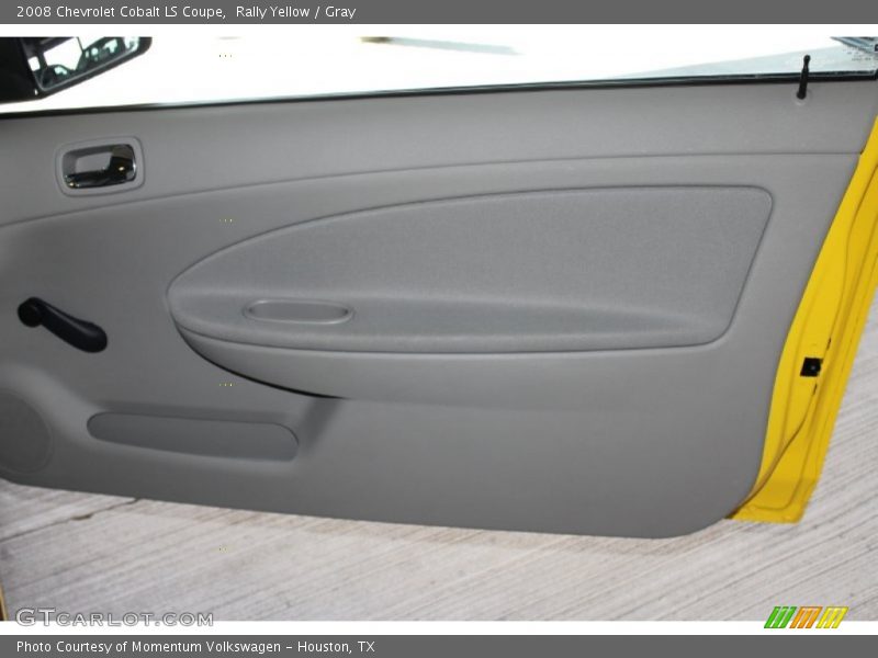 Rally Yellow / Gray 2008 Chevrolet Cobalt LS Coupe