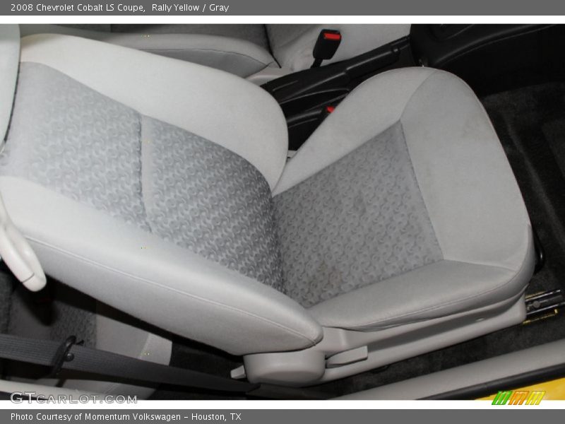 Rally Yellow / Gray 2008 Chevrolet Cobalt LS Coupe