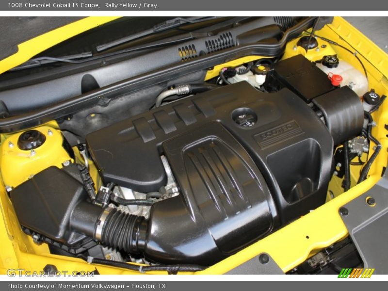 Rally Yellow / Gray 2008 Chevrolet Cobalt LS Coupe