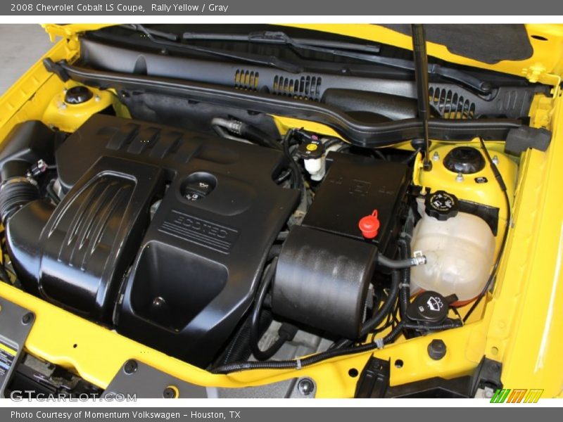 Rally Yellow / Gray 2008 Chevrolet Cobalt LS Coupe