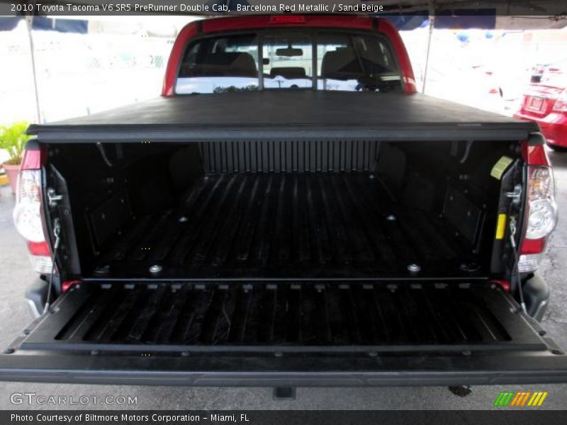 Barcelona Red Metallic / Sand Beige 2010 Toyota Tacoma V6 SR5 PreRunner Double Cab