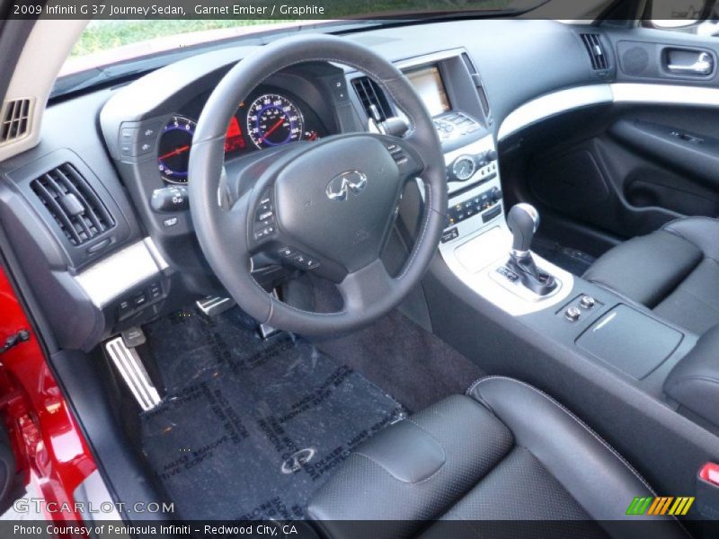 Graphite Interior - 2009 G 37 Journey Sedan 