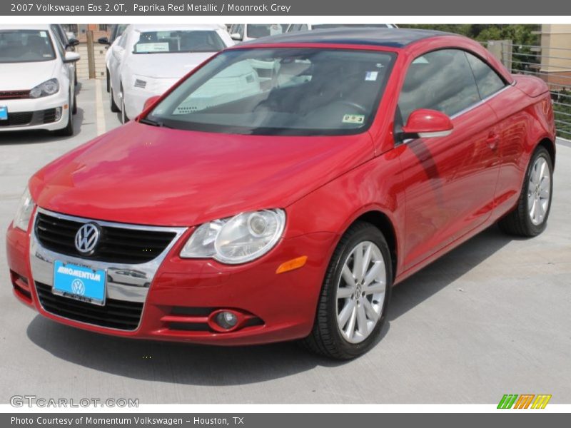 Paprika Red Metallic / Moonrock Grey 2007 Volkswagen Eos 2.0T