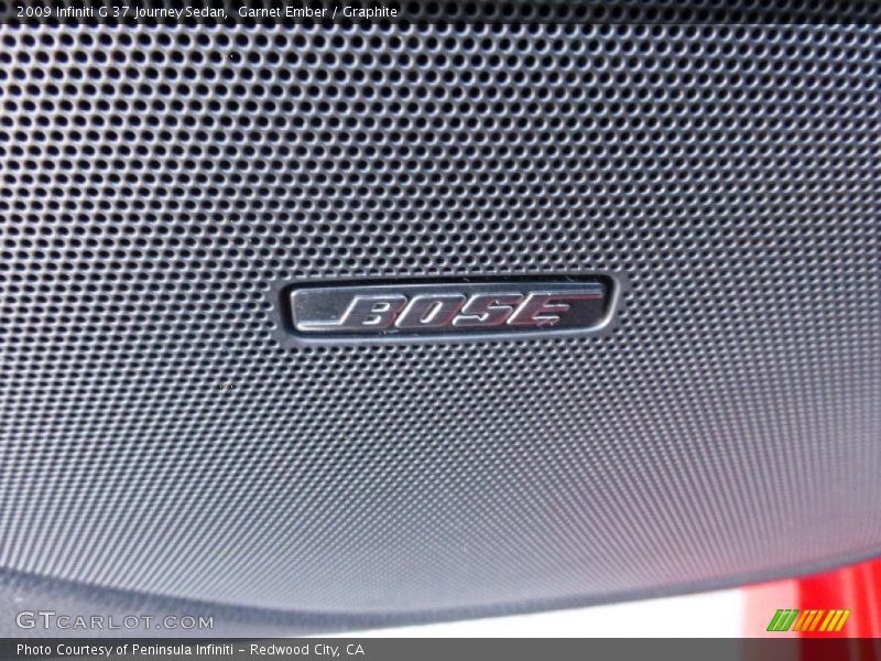 Garnet Ember / Graphite 2009 Infiniti G 37 Journey Sedan