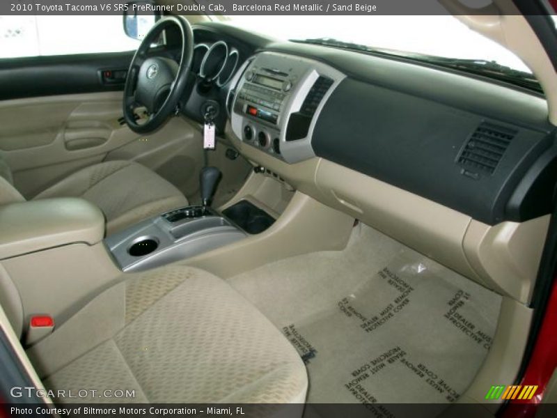 Barcelona Red Metallic / Sand Beige 2010 Toyota Tacoma V6 SR5 PreRunner Double Cab