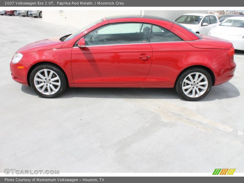 Paprika Red Metallic / Moonrock Grey 2007 Volkswagen Eos 2.0T