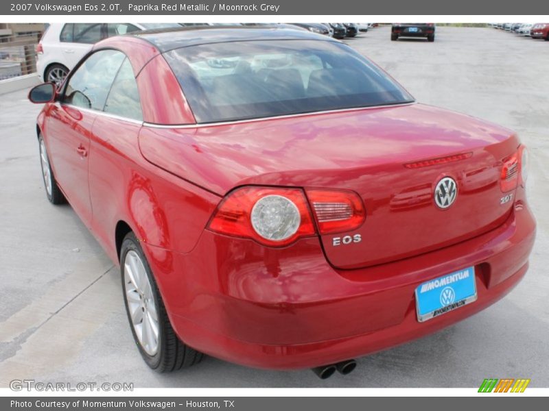 Paprika Red Metallic / Moonrock Grey 2007 Volkswagen Eos 2.0T