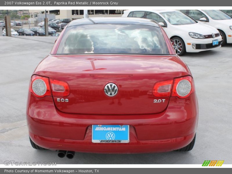 Paprika Red Metallic / Moonrock Grey 2007 Volkswagen Eos 2.0T