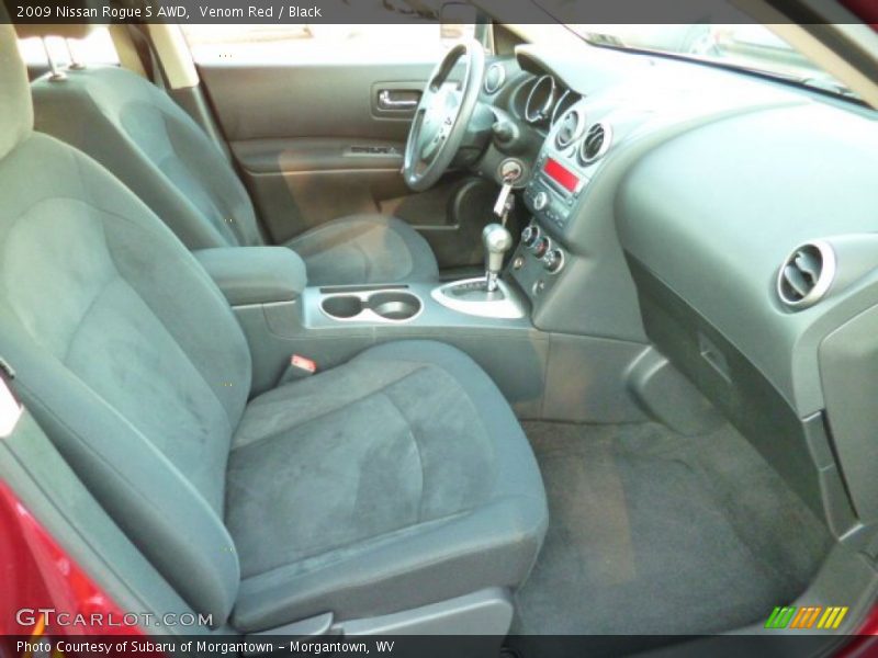 Venom Red / Black 2009 Nissan Rogue S AWD