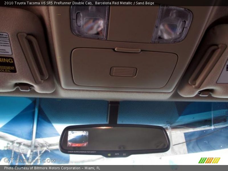 Barcelona Red Metallic / Sand Beige 2010 Toyota Tacoma V6 SR5 PreRunner Double Cab