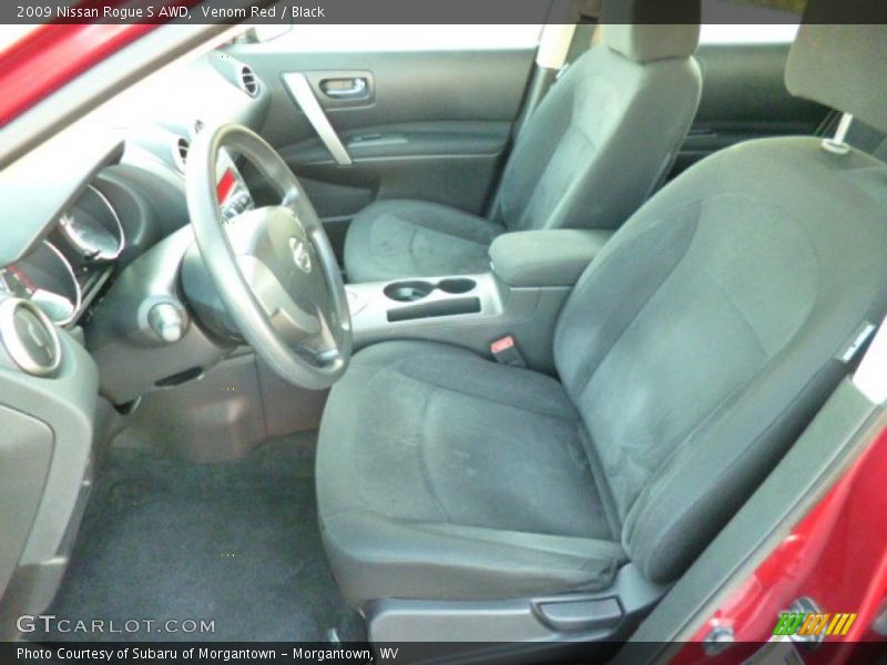 Venom Red / Black 2009 Nissan Rogue S AWD