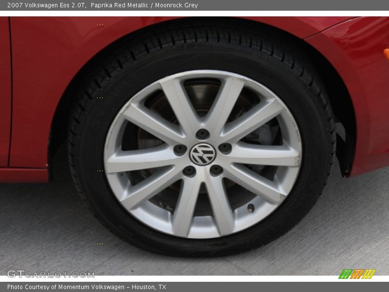 Paprika Red Metallic / Moonrock Grey 2007 Volkswagen Eos 2.0T