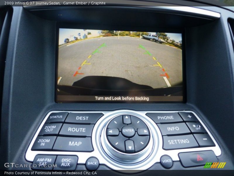 Controls of 2009 G 37 Journey Sedan