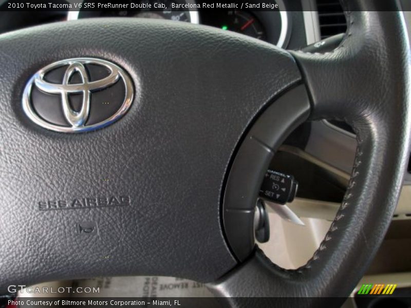Barcelona Red Metallic / Sand Beige 2010 Toyota Tacoma V6 SR5 PreRunner Double Cab