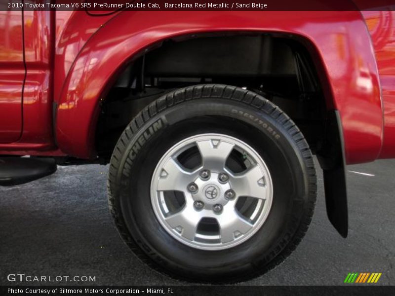 Barcelona Red Metallic / Sand Beige 2010 Toyota Tacoma V6 SR5 PreRunner Double Cab