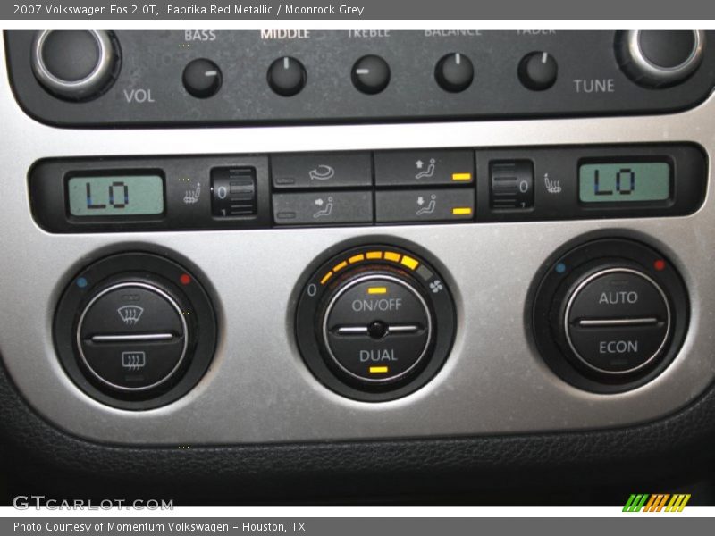 Paprika Red Metallic / Moonrock Grey 2007 Volkswagen Eos 2.0T