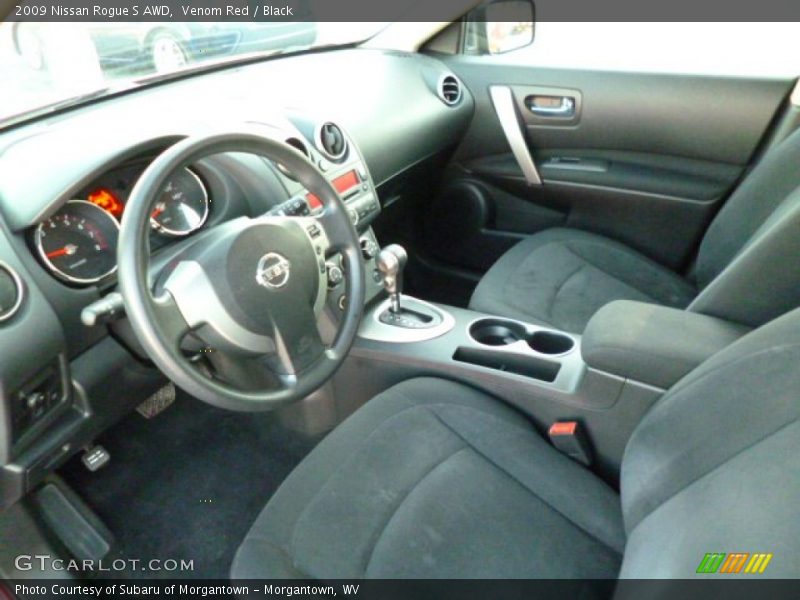 Venom Red / Black 2009 Nissan Rogue S AWD