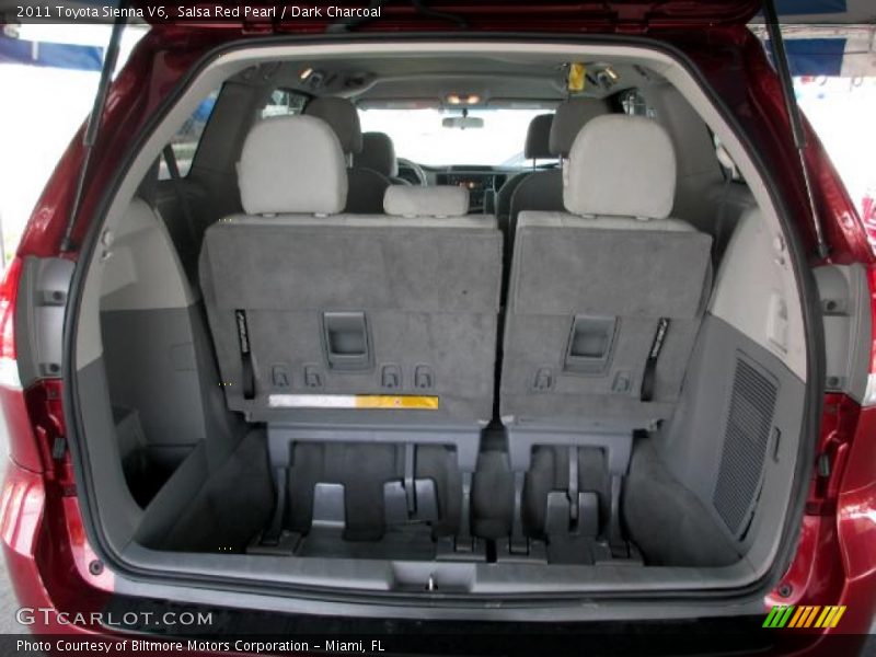 Salsa Red Pearl / Dark Charcoal 2011 Toyota Sienna V6