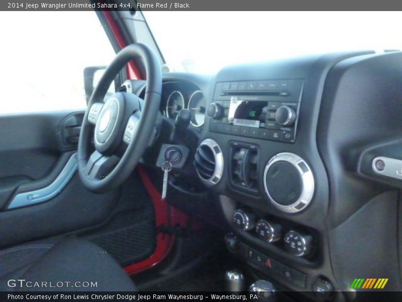 Flame Red / Black 2014 Jeep Wrangler Unlimited Sahara 4x4