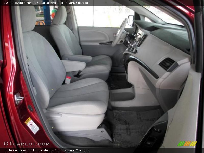 Salsa Red Pearl / Dark Charcoal 2011 Toyota Sienna V6