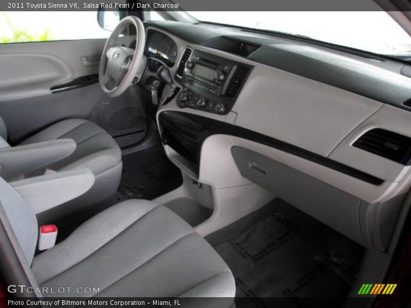 Salsa Red Pearl / Dark Charcoal 2011 Toyota Sienna V6