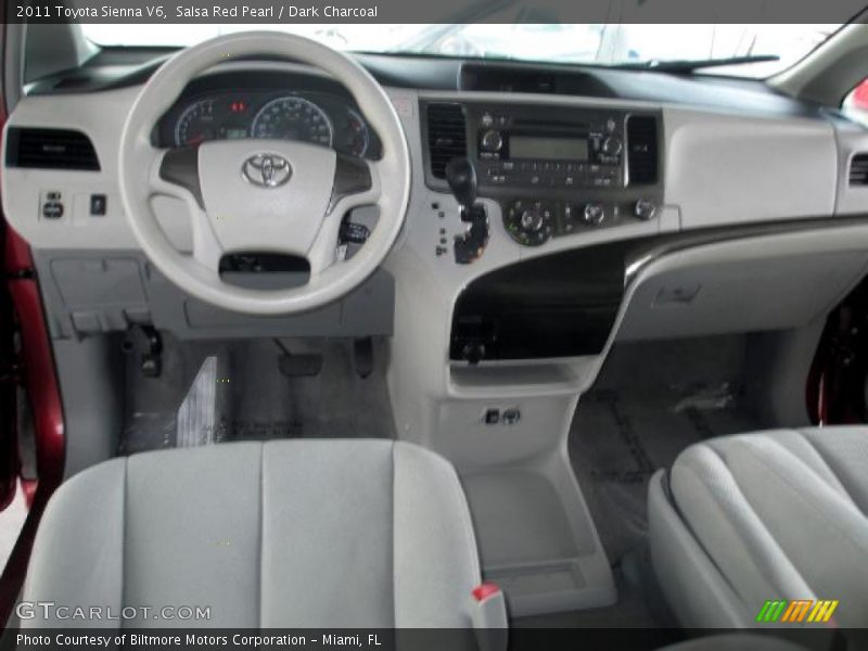 Salsa Red Pearl / Dark Charcoal 2011 Toyota Sienna V6