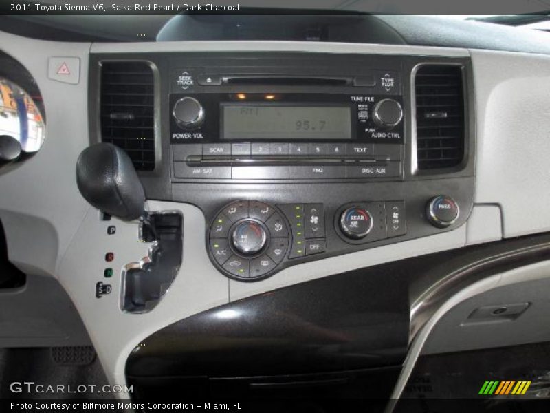 Salsa Red Pearl / Dark Charcoal 2011 Toyota Sienna V6