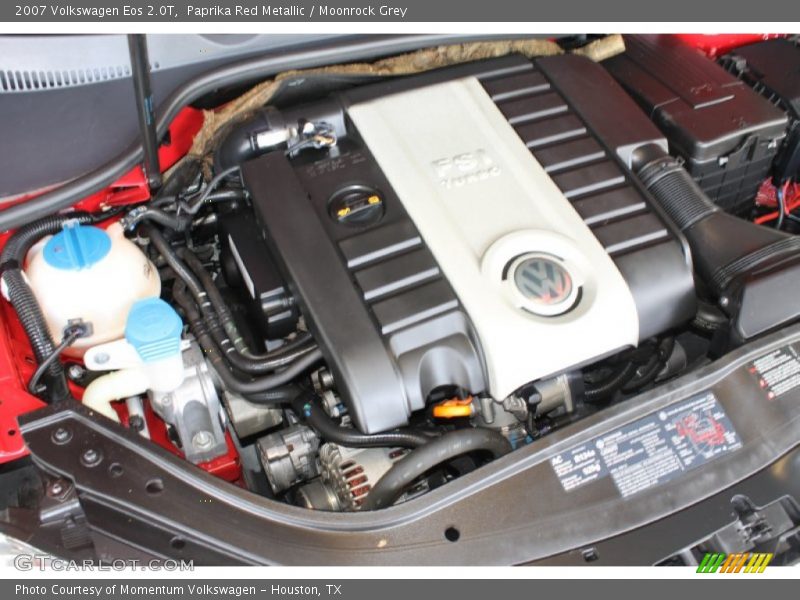 Paprika Red Metallic / Moonrock Grey 2007 Volkswagen Eos 2.0T