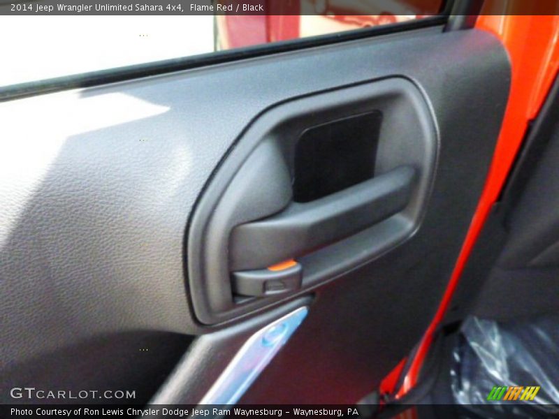 Flame Red / Black 2014 Jeep Wrangler Unlimited Sahara 4x4