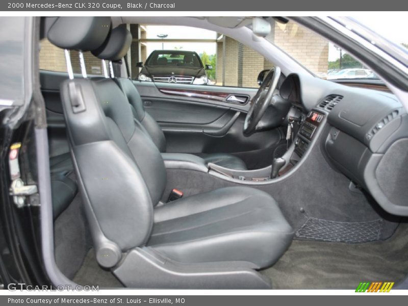 Front Seat of 2000 CLK 320 Coupe