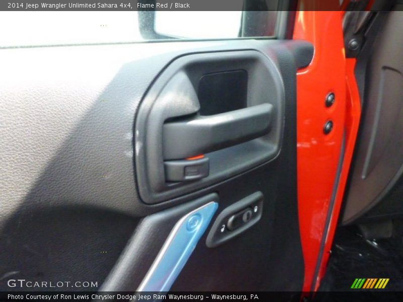 Flame Red / Black 2014 Jeep Wrangler Unlimited Sahara 4x4