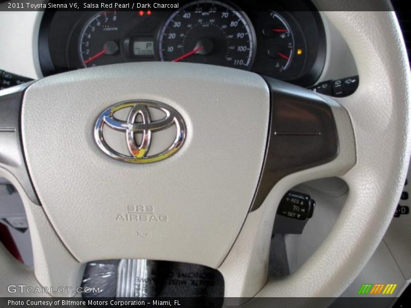 Salsa Red Pearl / Dark Charcoal 2011 Toyota Sienna V6