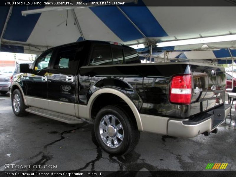 Black / Tan/Castaño Leather 2008 Ford F150 King Ranch SuperCrew