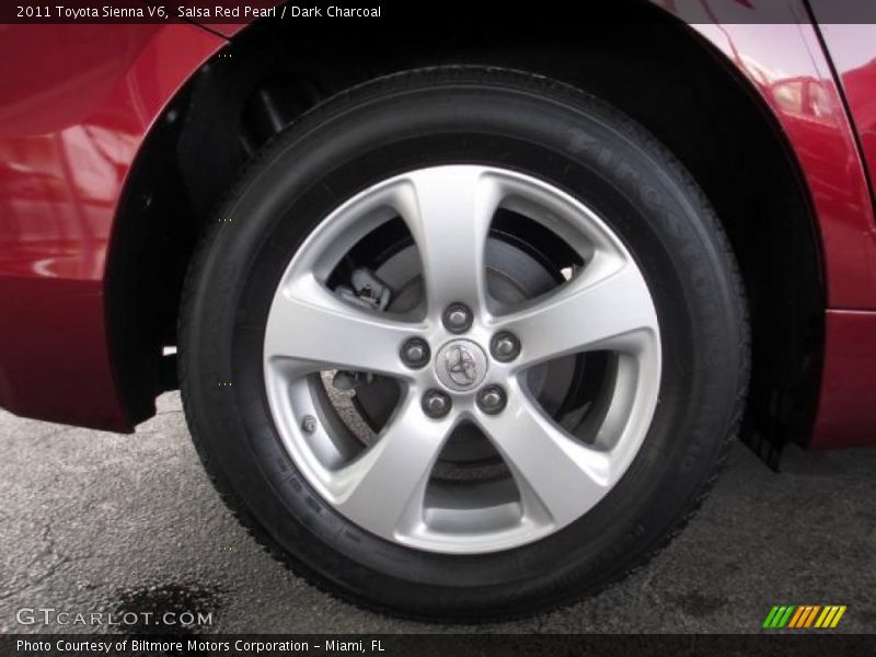 Salsa Red Pearl / Dark Charcoal 2011 Toyota Sienna V6