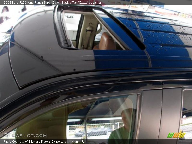 Black / Tan/Castaño Leather 2008 Ford F150 King Ranch SuperCrew