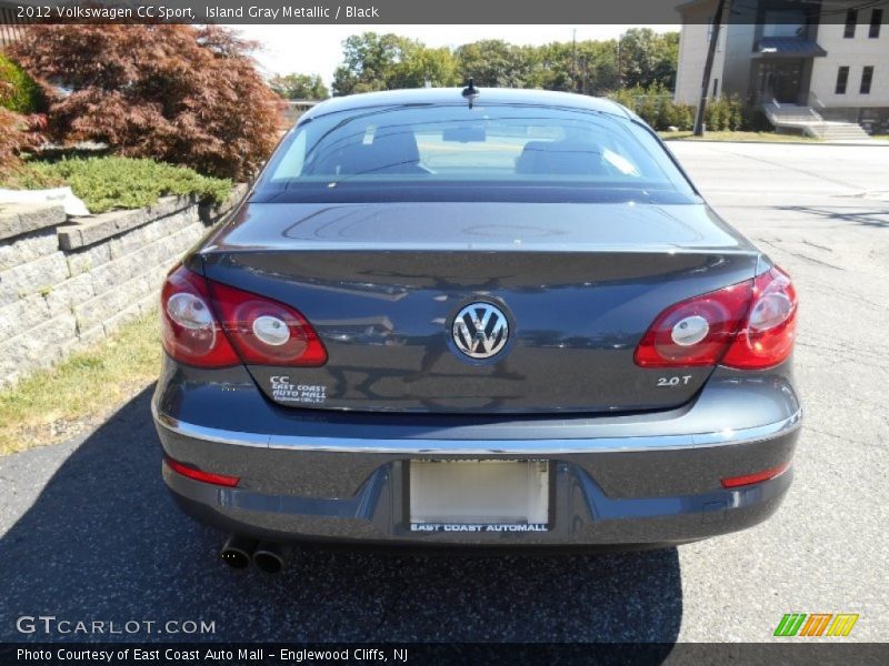 Island Gray Metallic / Black 2012 Volkswagen CC Sport