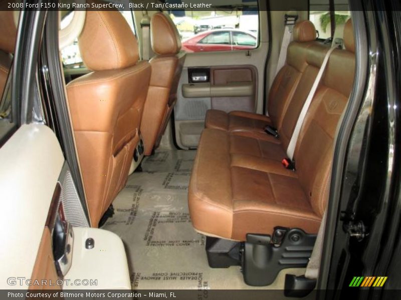 Black / Tan/Castaño Leather 2008 Ford F150 King Ranch SuperCrew