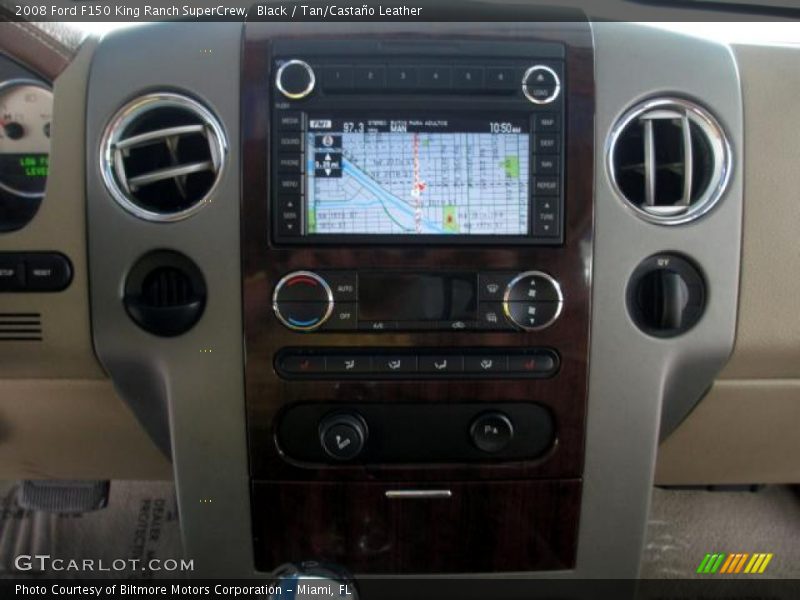 Black / Tan/Castaño Leather 2008 Ford F150 King Ranch SuperCrew