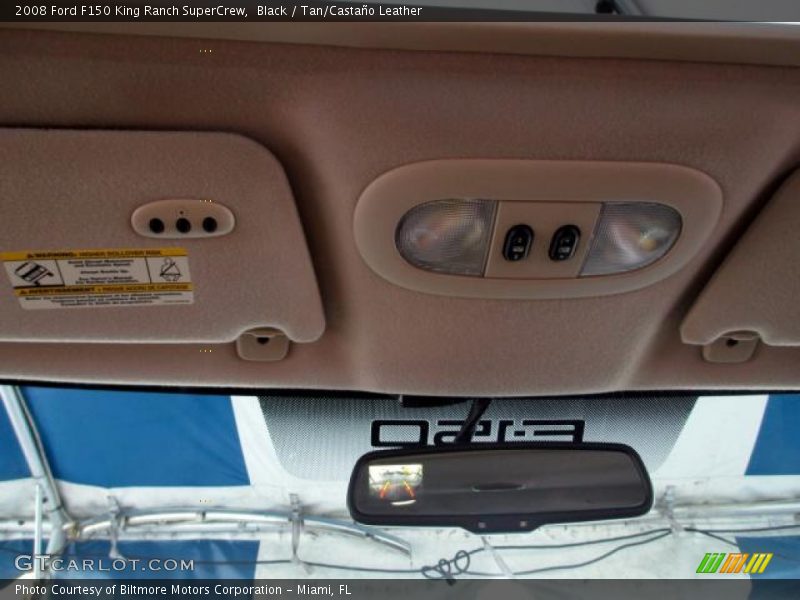 Black / Tan/Castaño Leather 2008 Ford F150 King Ranch SuperCrew