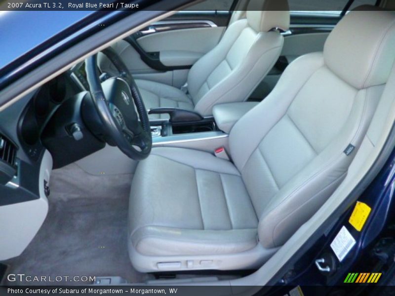 Front Seat of 2007 TL 3.2