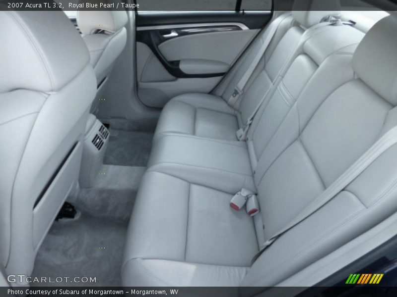 Rear Seat of 2007 TL 3.2