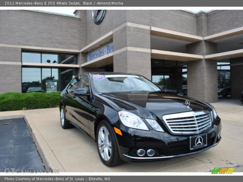 Black / Almond/Mocha 2011 Mercedes-Benz E 350 4Matic Sedan