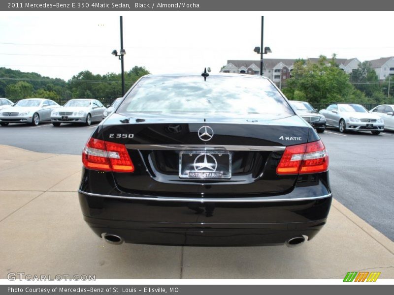 Black / Almond/Mocha 2011 Mercedes-Benz E 350 4Matic Sedan