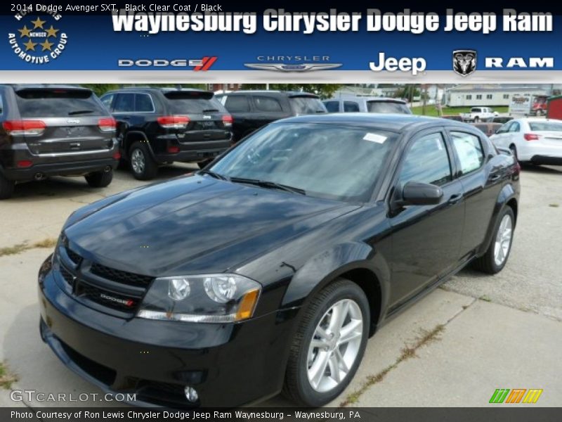Black Clear Coat / Black 2014 Dodge Avenger SXT
