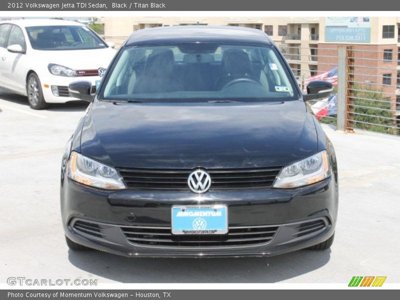 Black / Titan Black 2012 Volkswagen Jetta TDI Sedan