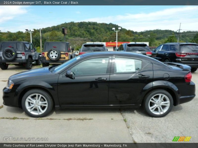  2014 Avenger SXT Black Clear Coat