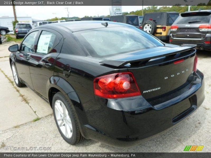  2014 Avenger SXT Black Clear Coat