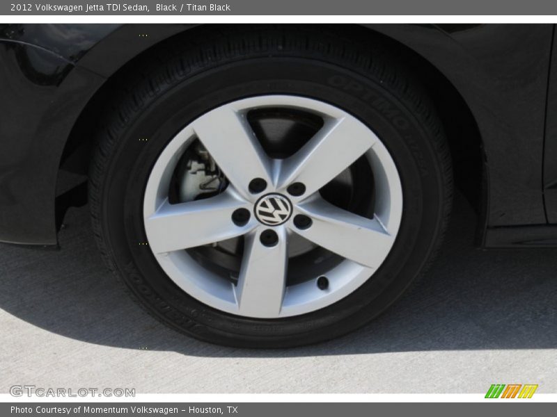 Black / Titan Black 2012 Volkswagen Jetta TDI Sedan