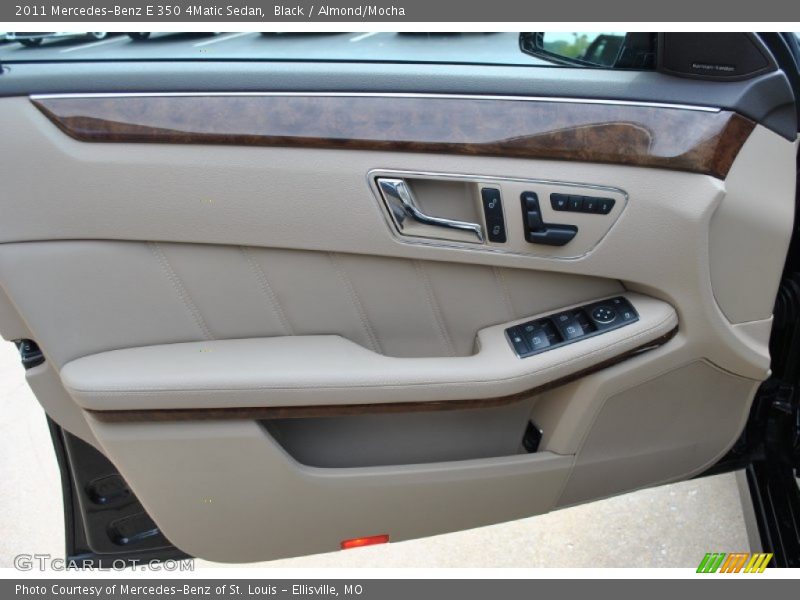 Black / Almond/Mocha 2011 Mercedes-Benz E 350 4Matic Sedan
