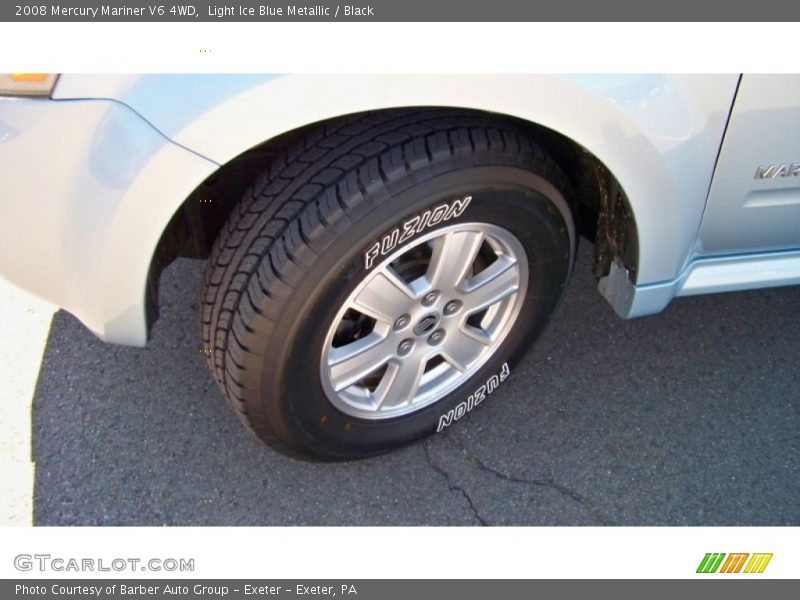 Light Ice Blue Metallic / Black 2008 Mercury Mariner V6 4WD